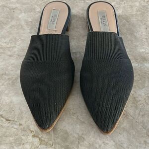 STEVE MADDEN Black Knit Mule 9.5